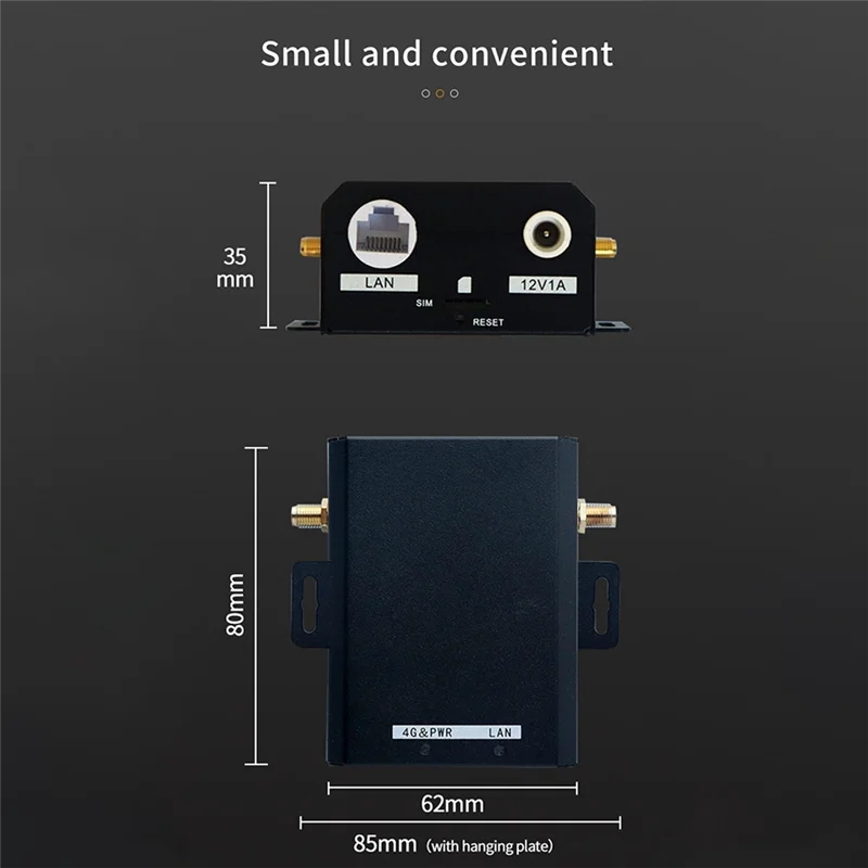 RISE H927 4G Промышленный беспроводной маршрутизатор 4G LTE CAT4 150 Мбит/с SIM-слот Wi-Fi-маршрутизатор для 16 пользователей с 2 антеннами SMA-EU