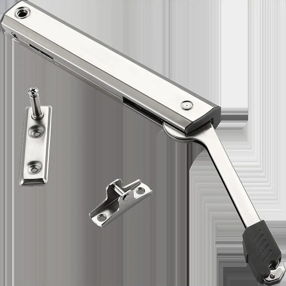 Metal Lid Support Hinge Adjustable Randomly Stop Gas Strut Piston Dampened Closing Self-Closing Lift Up Door Support