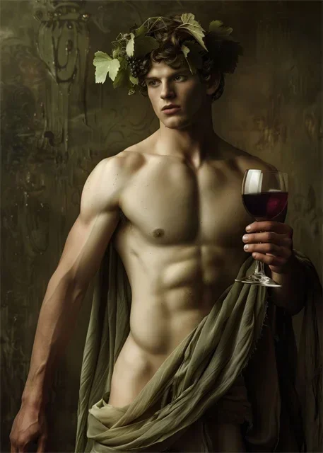 2027Handsome Man Posters and Prints Handsome Muscular Man Angel Canvas ArtPainting Modern Aesthetics Home Room Decor Wall Art Mu