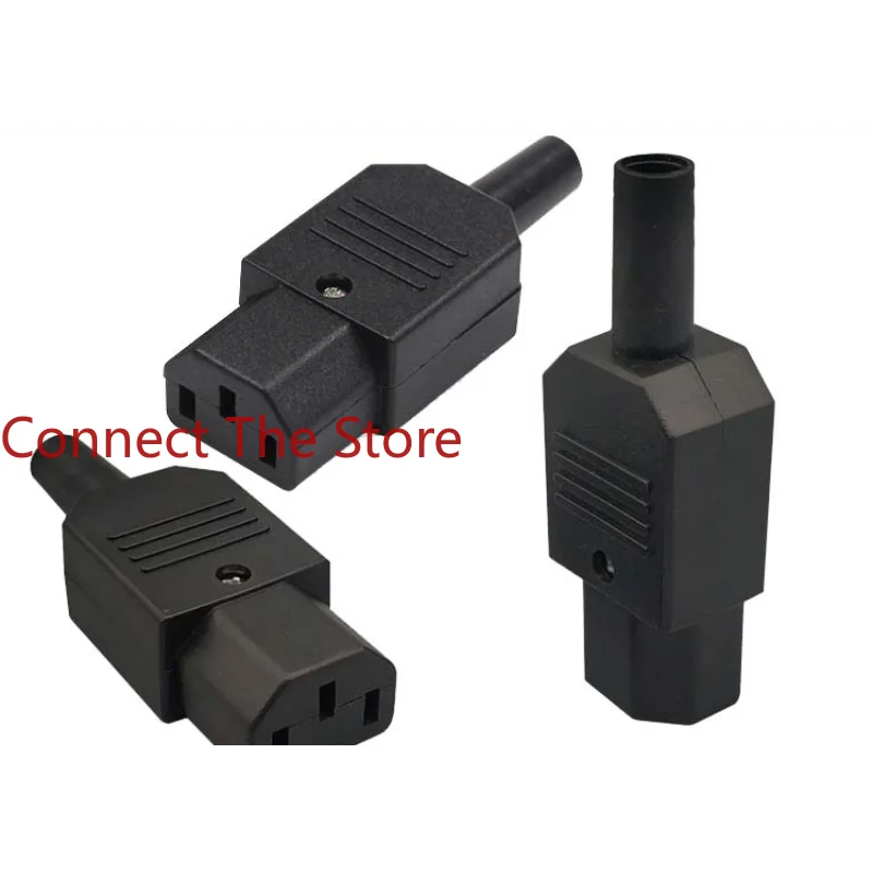 5PCS AC Power Plug   Cord Socket 10A 250V 013 220V Pin Type  Female 