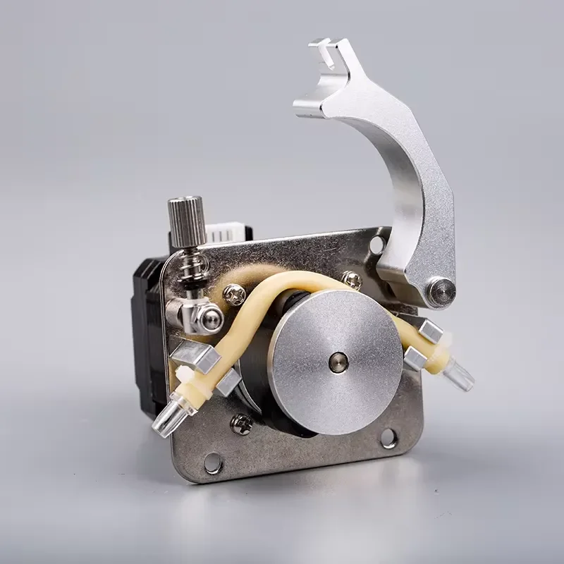 Peristaltic Pump Stepper Motor High Precision Self-Priming Viscous Pump Stainless Steel Liquid Pump Silent Auto Circulating