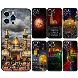 Custodia islamica Ali hussain Najaf Karbala per iPhone 16 15 14 11 12 13 Pro Max Mini X XR XS Max 7 8 16 15 Plus Cover Funda