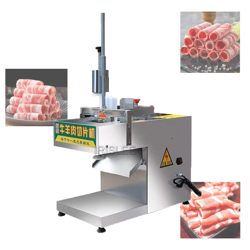 

Multifunctional Meat Slicing Machine Frozen Meat Cutting Machine Lamb Roll Slicer Automatic Fat Mutton Roll Slicer