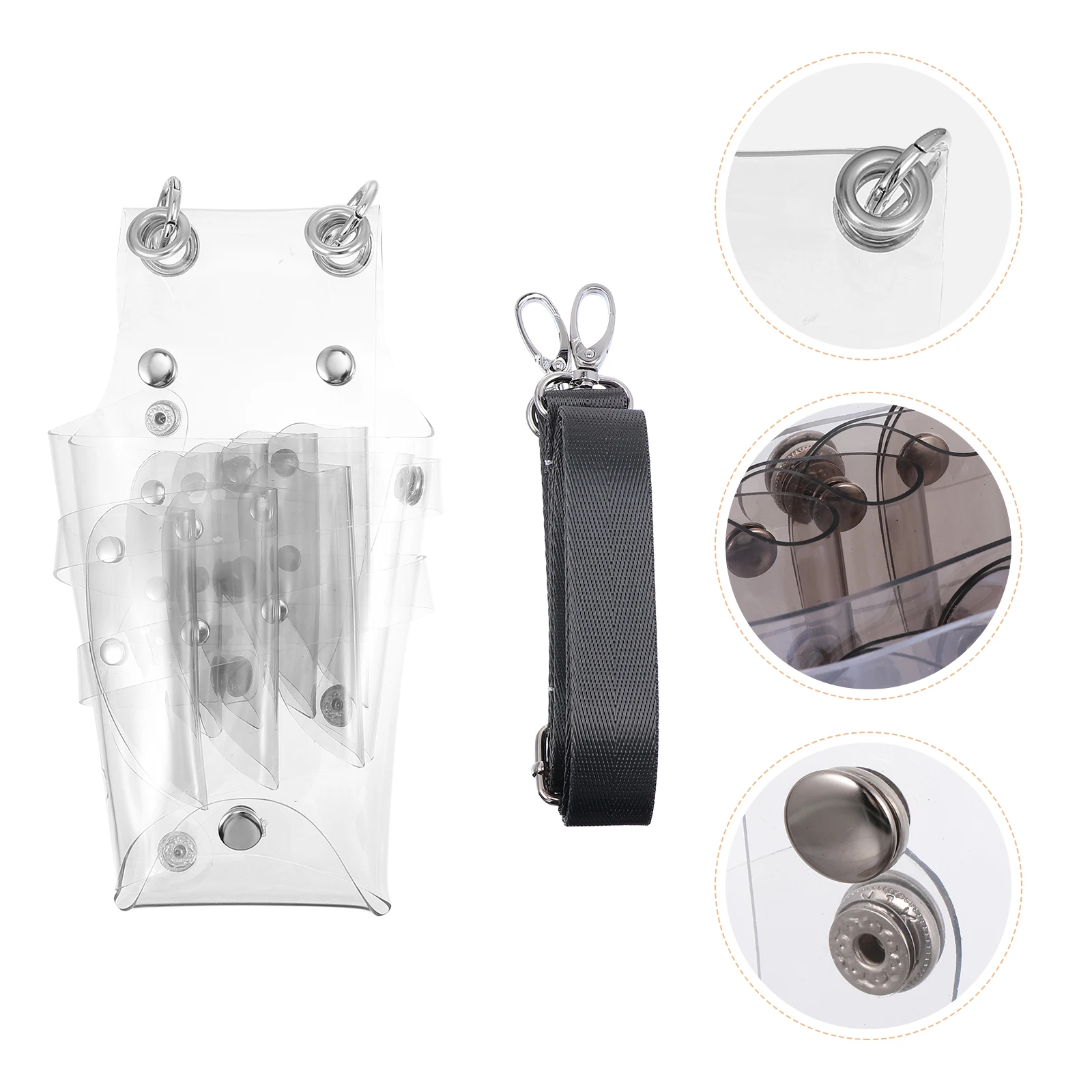 

Barber Scissors Bag Hairdressing Tool Organizer PVC Waist Pouch High Capacity Salon Scissors Holder Hairdressing Tool Kit