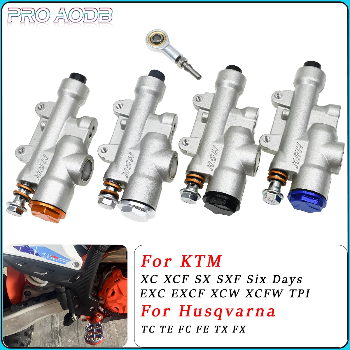 

For KTM HUSQVARNA EXC XCW SX TC FE Pit Dirt Bike Rear Brake Front Pump Motorcycle Rear Hydraulic Brake Master Cylinder Pump