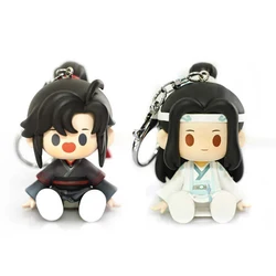 Original Genuine Wei Wuxian Lan Wangji 6CM Pendant Anime Character Q Version Model Collectible Toys Holiday Gift