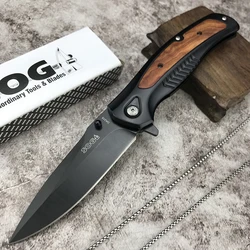 DA315 Outdoor Survival Knife Portable Multitools Tactical Self Defense Folding Pocket Knives Stainless Steel Jackknife Tools