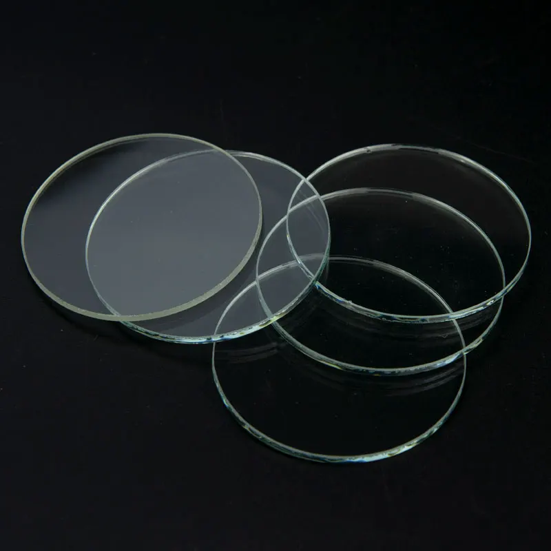 

5 шт., плоская линза, линза для фонарика, стекло, диаметр 55 мм, толщина 3 мм, стеклянная линза