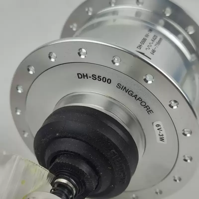 Bicycle Front Hub, Dynamo Hub, Quick Release Front Axle, S500‑36 Hole, Quick Release Overlock 100mm