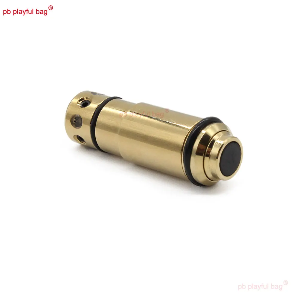 Sac de comparateur de jeu Pb, sports de plein air, viseur à point rouge, laiton, visée, entraînement, balle laser 2MW, nouvelle tête plate 9mm, accessoires de jouets QG415