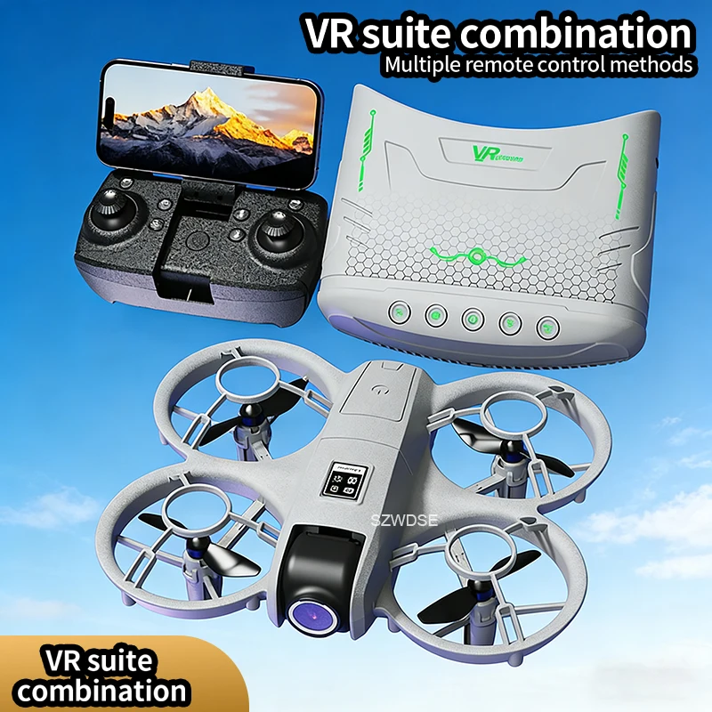 Nowy dron X228 z 2025 roku, 8K HD, sterowanie VR, tryb bezgłowia, helikopter 360 °   Zabawki Quadcopter z funkcją skręcania, Mini Dron FPV dla Dzieci, Prezent