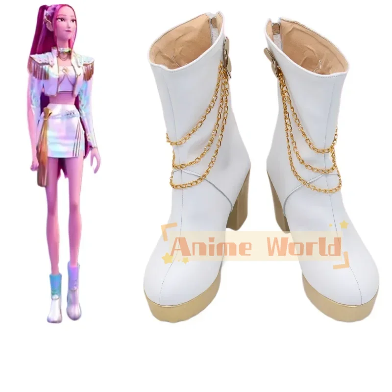 Children Adult Boys Girls Kids KPop Demon Hunters MIRA Cosplay boots Shoes Boots Women Girls Halloween Party Role Play Platform