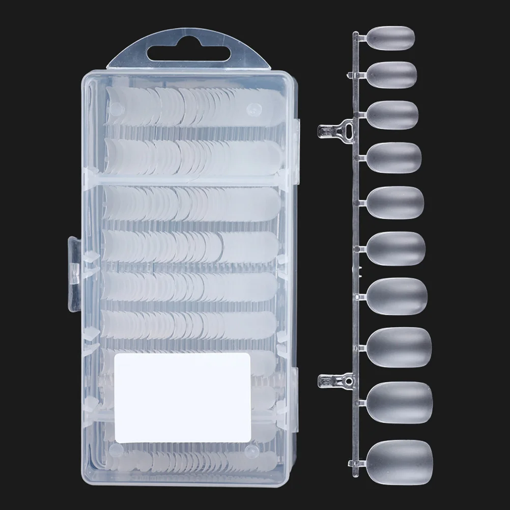 

300 PCS False Nails Fake DIY Art Accessory Full Cover Toenails Tips No Trace Salons Supplies