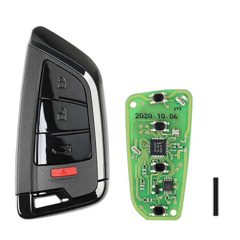 

1 Piece For Xhorse XSKF21EN Universal Smart Remote Key 4 Button Knife Style Fob For VVDI Key Tool (Black)