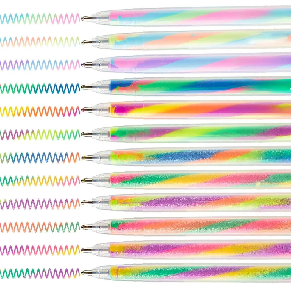 6/12/18PC DIY Glitter Pastel Pens Birthday Party Wedding Valentine's Day Children's Day Back To School Party Gifts School Prizes - view 3
