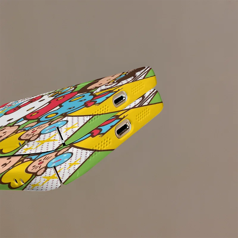 만화 헬로키티 아이폰 휴대폰 케이스, 렌즈 보호, 광택 HD 하드 PC 커버, 아이폰 16, 15, 14, 13, 12, 11 프로 맥스, XS, XR, XS맥스, 7, 8 플러스