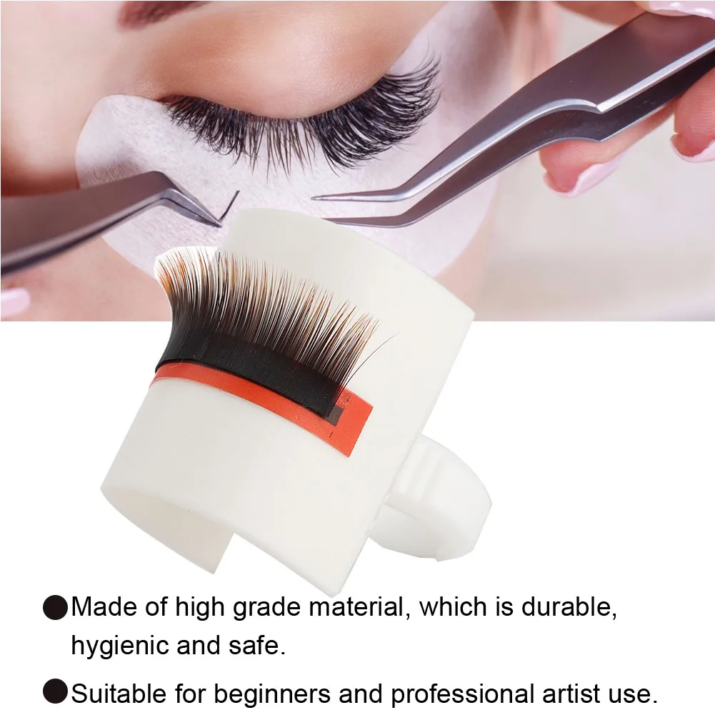 Grafting False Eyelashes Extension Glue Ring Cup U shaped Pallet Lashes Holder Makeup Tool 01