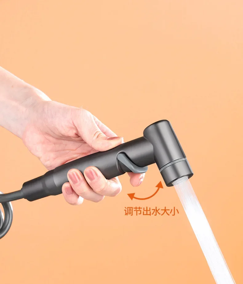 Hygienic Shower for Bathroom Toilet Bidet Shower Head Double Outlet Angle Valve of Bathroom Accessories Bidet Toilet Seat image 3