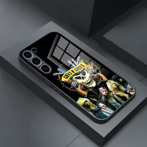 Guns N Roses Good Time Phone Case for S24 Ultra Samsung S23 Fe S22 S20 S21 Plus Galaxy A54 A34 A24 A53 Note 20 Glass Cover