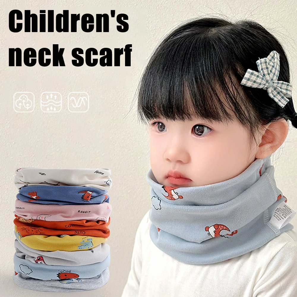 

Детский шарф-грелка для шеи, зимний, ветрозащитный, термофлисовый, для активного отдыха, защиты лица в холодную погоду, для младенцев и малышей