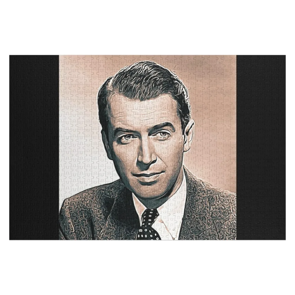 

James Stewart Art - vintage painting - D71 Jigsaw Puzzle Photo Personalized Gifts Custom Wooden Adults Puzzle