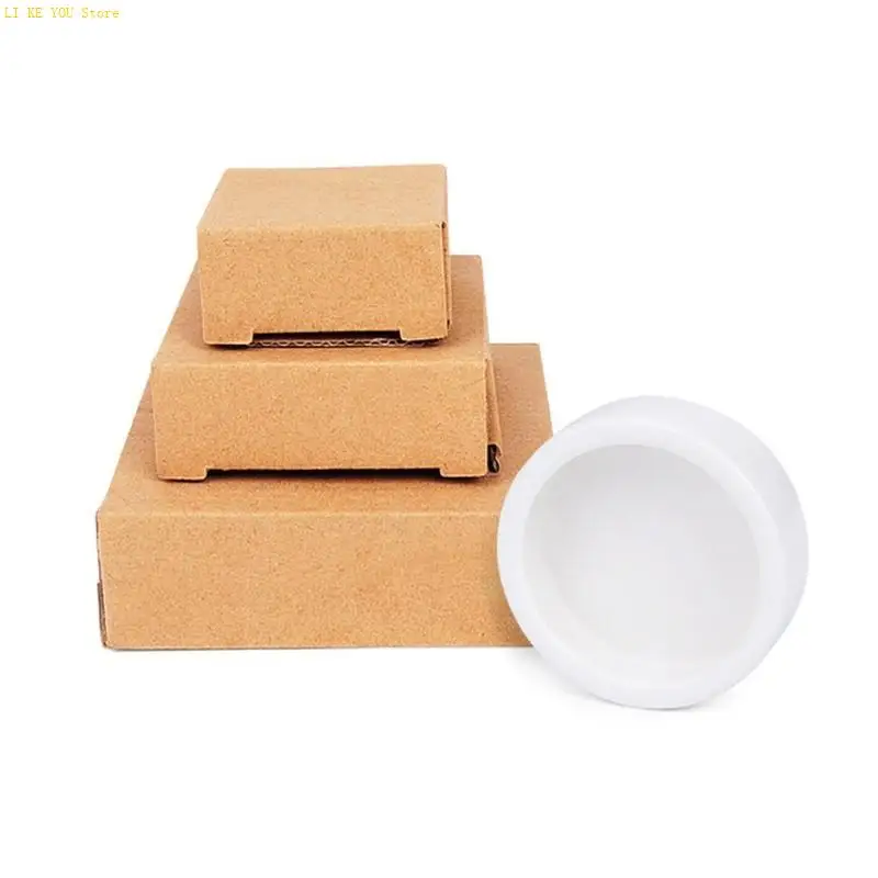 W3JE Feeder Dish Ceramic Water Bowl Feeding Dish Anti-Escape Worm Container for Lizard Bearded Dragon Corn Snake