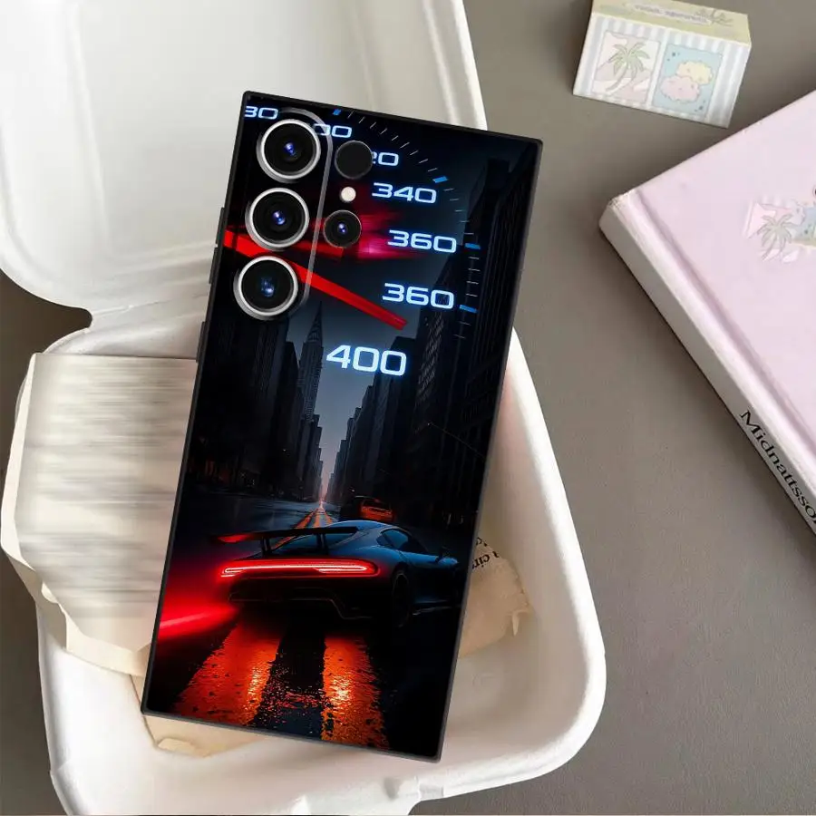 Red Car Gauge Case for Samsung Galaxy S26 Ultra Note 20 10 S22 S20 FE S25 Plus S21 S24 S23 Phone Cover view 5