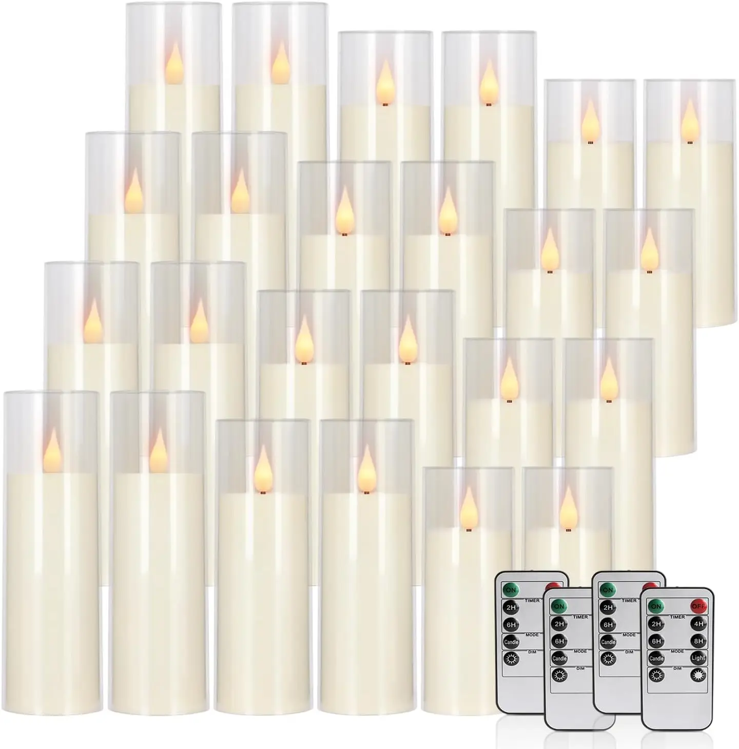24-Pack Acrylic Led…