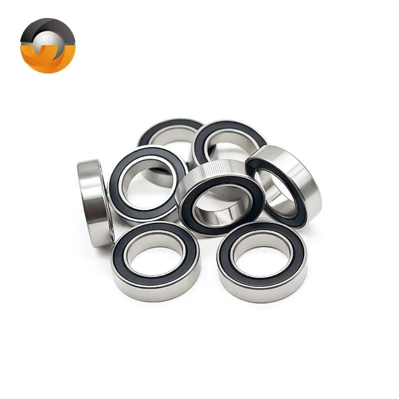 10PCS 17287RS Bearings17x28x7mm For Bike Wheels Bottom Bracket Repair Ball Bearing 17287-2RS MR17287 17287