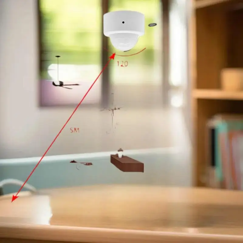 PIR Motion Detector with Zigbee for Home Assistant, Infrared Human Body Security Alarm Sensor