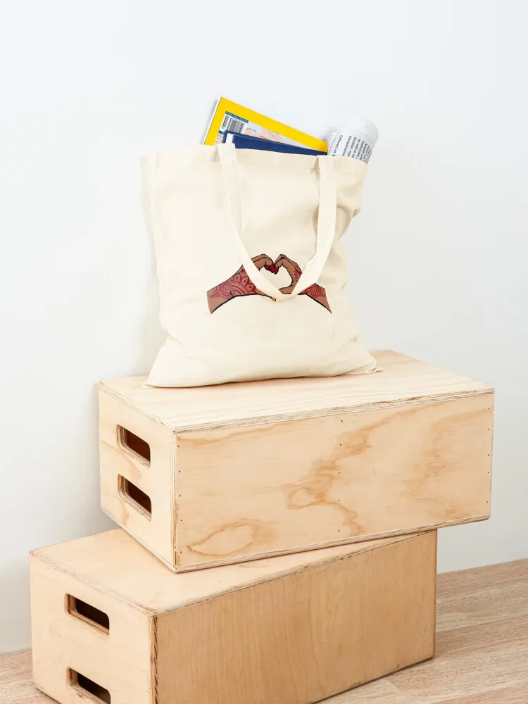 Dil Se Tote Bag حمل حقيبة جامعة أكياس التسوق أكياس المتسوق للنساء حقيبة قماش للنساء #4