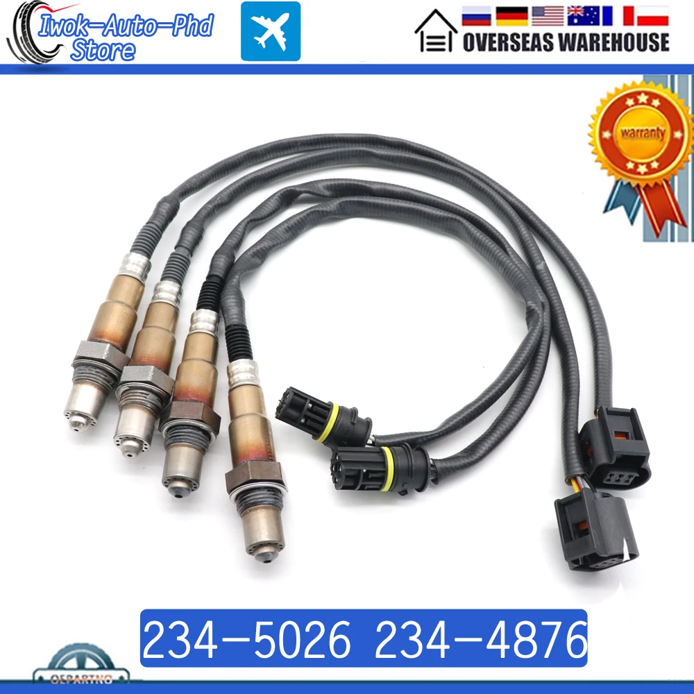 

234-5026 234-4876 Front Rear Lambda O2 Oxygen Sensor For BMW 550i 650i 750i 750Li Alpina B6 B7 B7L GT xDrive Gran Coupe X5 X6