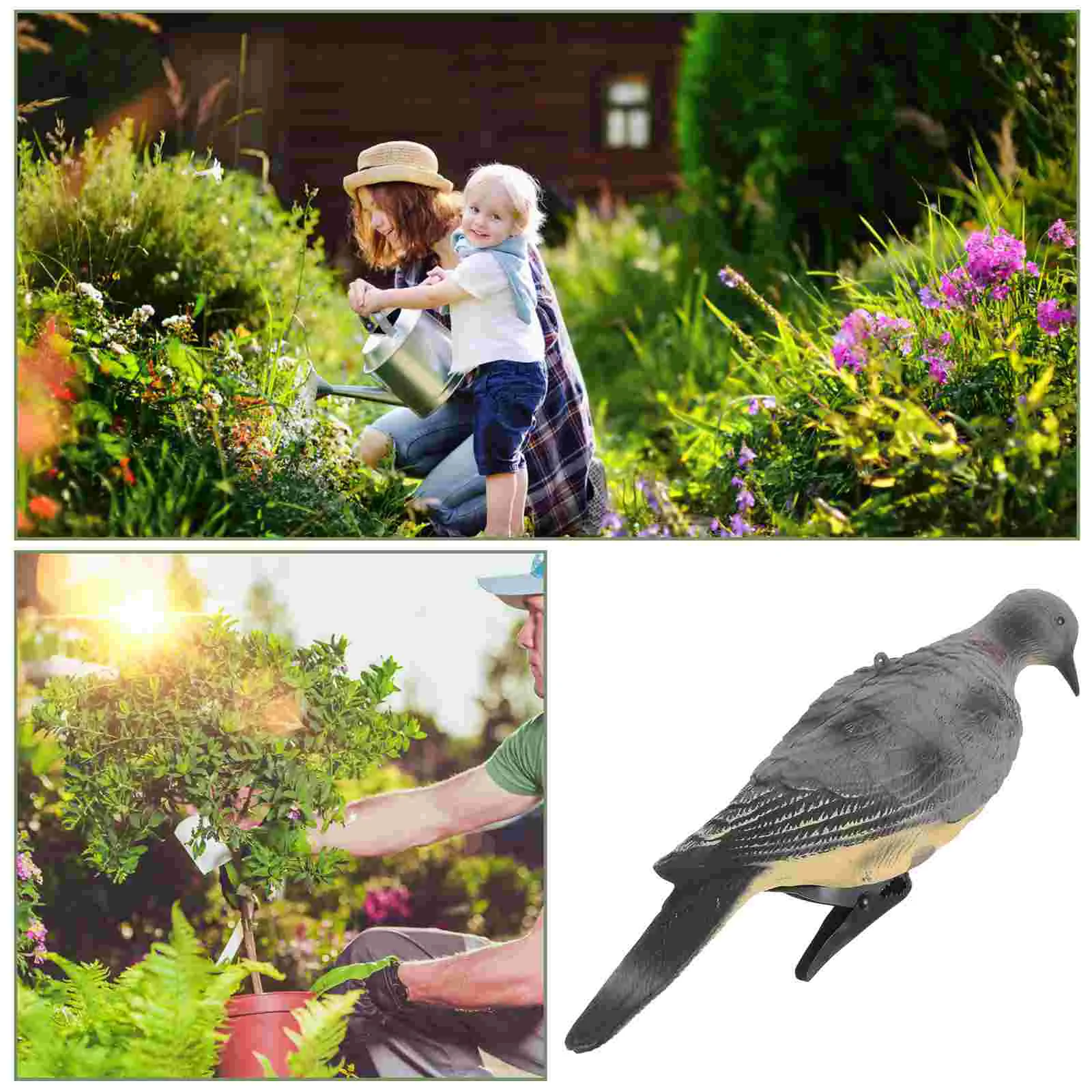 Simulation Animal Model Pigeon Crafts Where Deodorant Artificial Adornment Home Decoration Plastic Figurines Garden Work