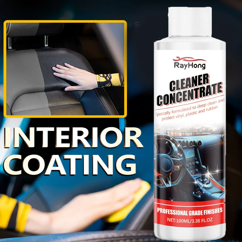 

100ml Car Interior Plastic Restorer Auto Detailing Polish And Repair Coating Renovator Quickly Restore Black Gloss Care Agent