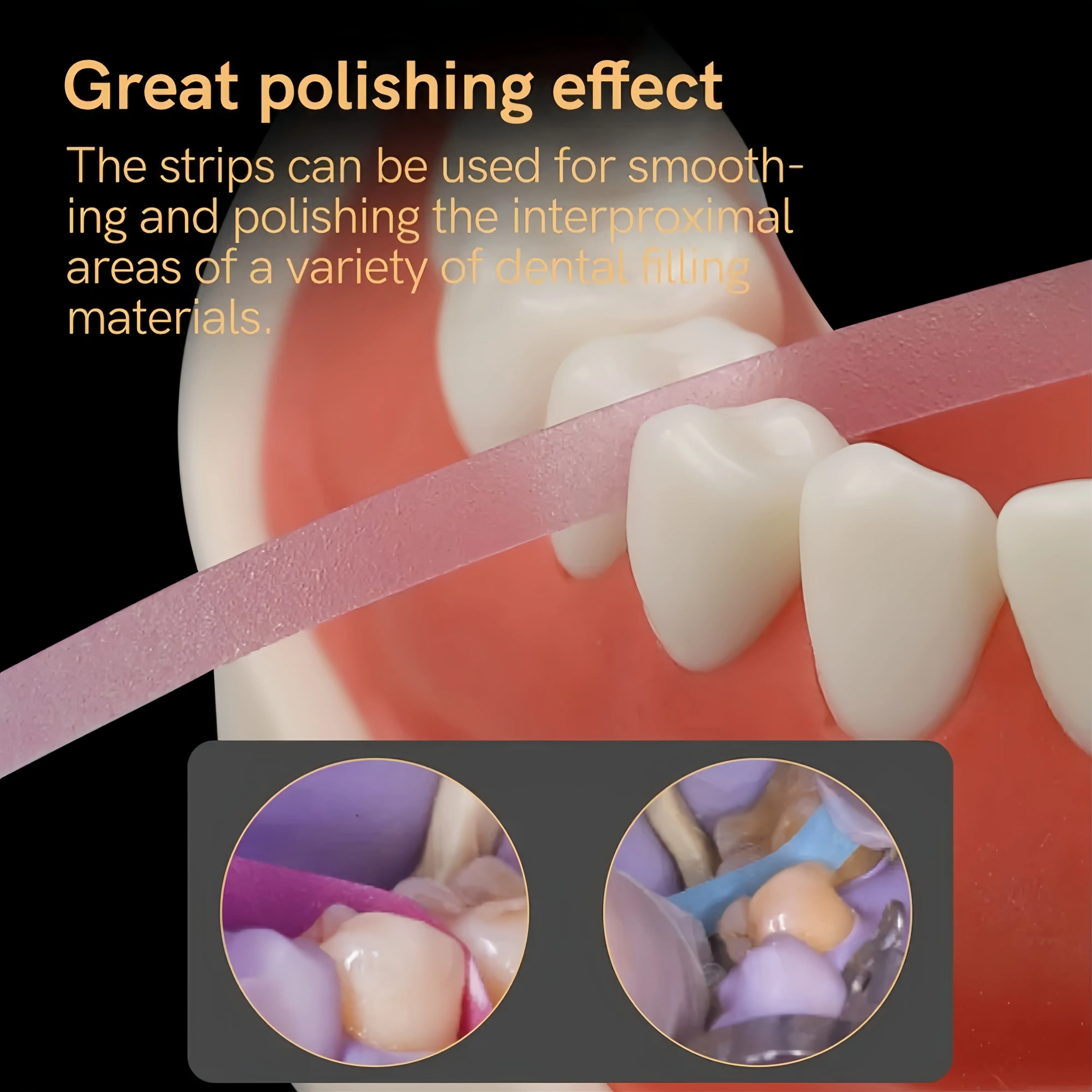 

Dental Polishing Strips 6m 4mm Resin Abrasive Rolls for Teeth Grinding Sanding Shaping in Lab Clinic