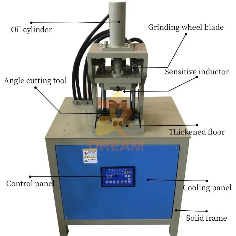 Angle Cutting and Punching Picture Frame Angle  Tube Notch Machine for Metal Sheet Square Pipe