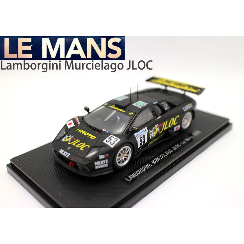 دييكاست EBBRO 1/43 مقياس Murcielago JLOC 2006 لامبورغيني باتموبيل لو مان سباق سبيكة سيارة نموذج تحصيل لعبة هدية تذكارية