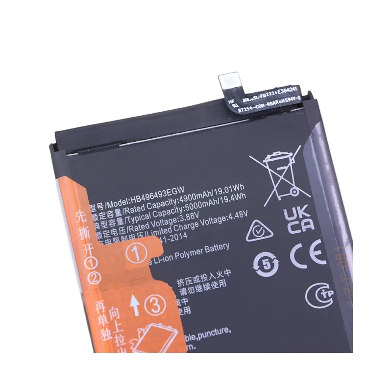 Replacement battery HB496493EGW for mobile phone battery CTR-AL00 new lithium battery board 5000mAh