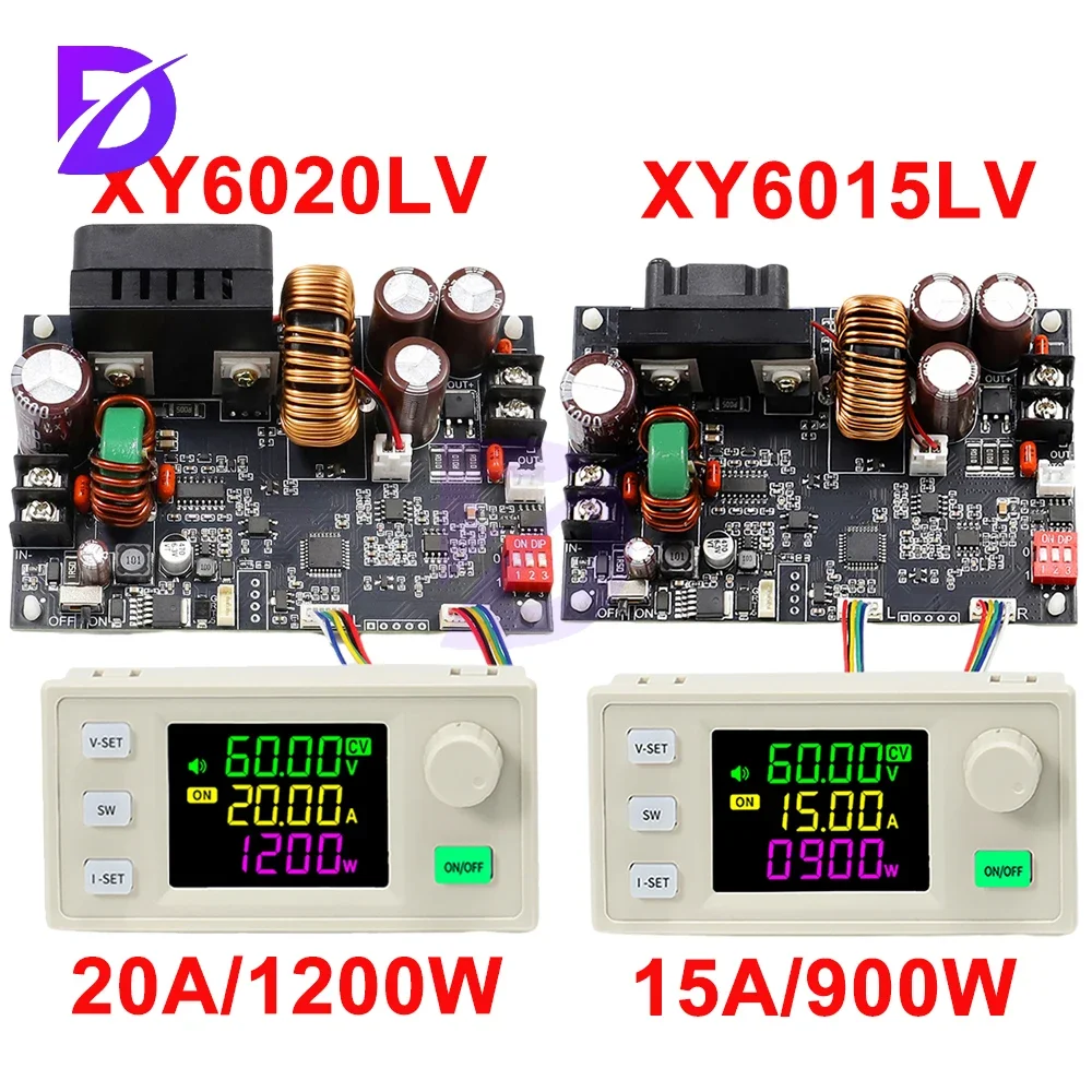 

XY6020LV XY6015LV CNC Adjustable DC Voltage Regulator Adjustable Step-Down Power Supply ConstantVoltage Constant Current Module