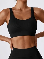 Reggiseno e biancheria intima per Yoga Fitness sportivo lavorato a maglia senza cuciture