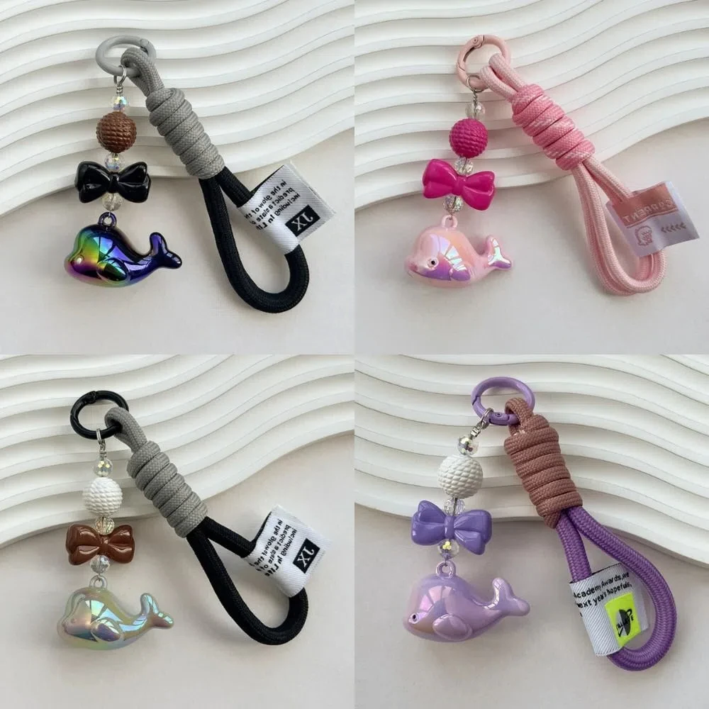 

Acrylic Cartoon Whale Keychain Decoration Ornaments Dolphin Bag Pendants Accessories Backpack Hanging Car Key Ring Gifts
