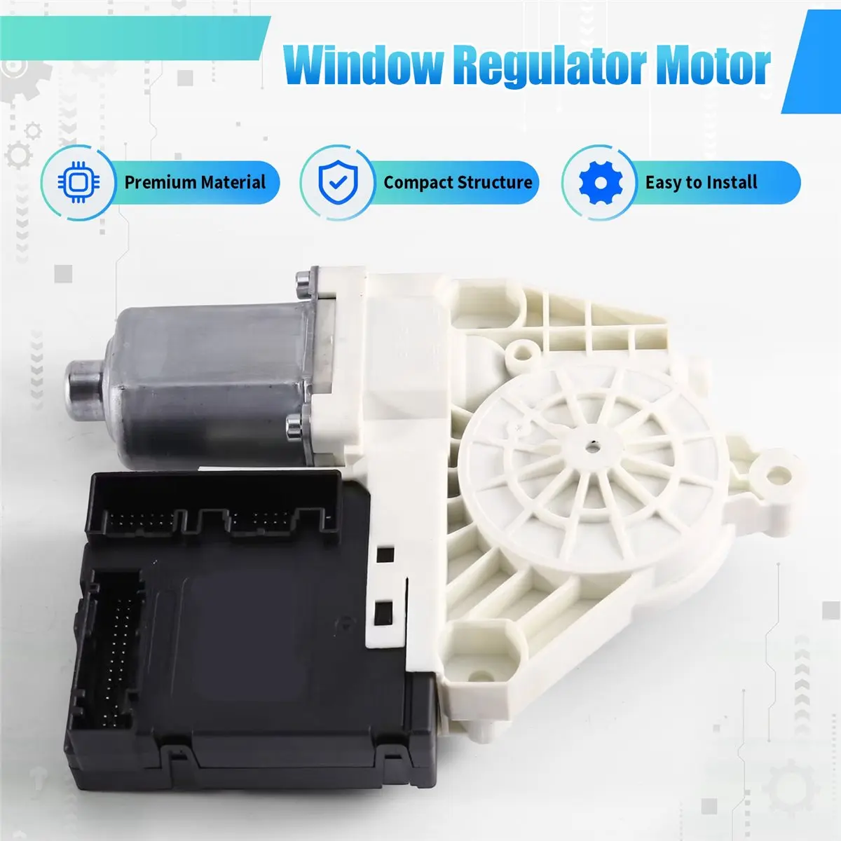 #47T (Plastic+Metal)Window Regulator Motor 1K0959792J for VW Touran Tiguan Golf Rabbit,Automotive Parts & Accessories
