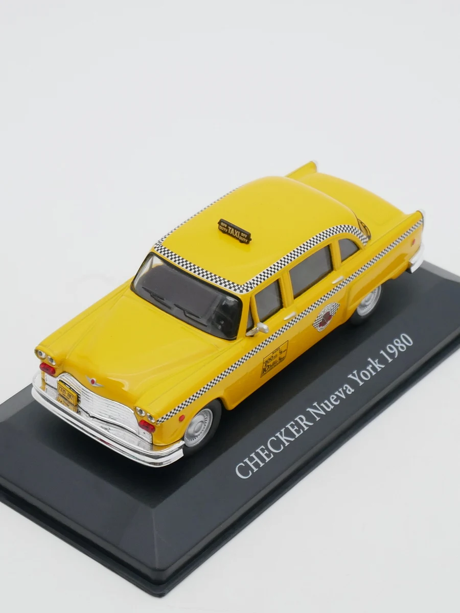 Ixo 1:43 Checker New York Taxi 1980 Diecast Car Model Metal Toy Vehicle