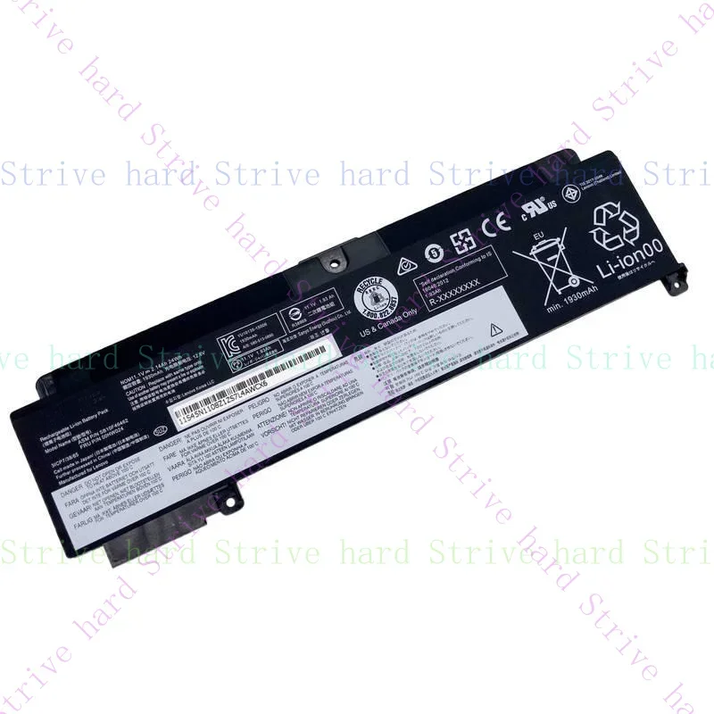 

Внутренняя батарея OEM 00HW024 для Lenovo ThinkPad T460s T470s 01AV405 01AV406