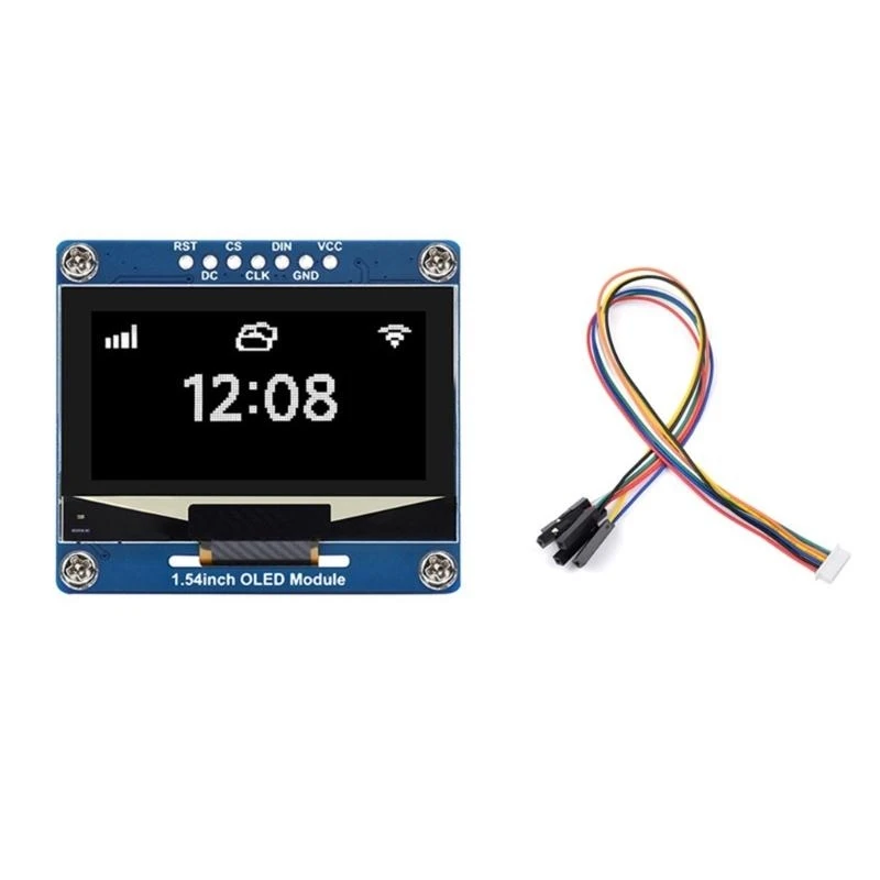 

SZSU 1.54 "OLED MODULE COMPACT 128 × 64 РАЗДЕЛ Отображение Экран Экрана модуль SPI/I2C Связь Широкий угол обзора