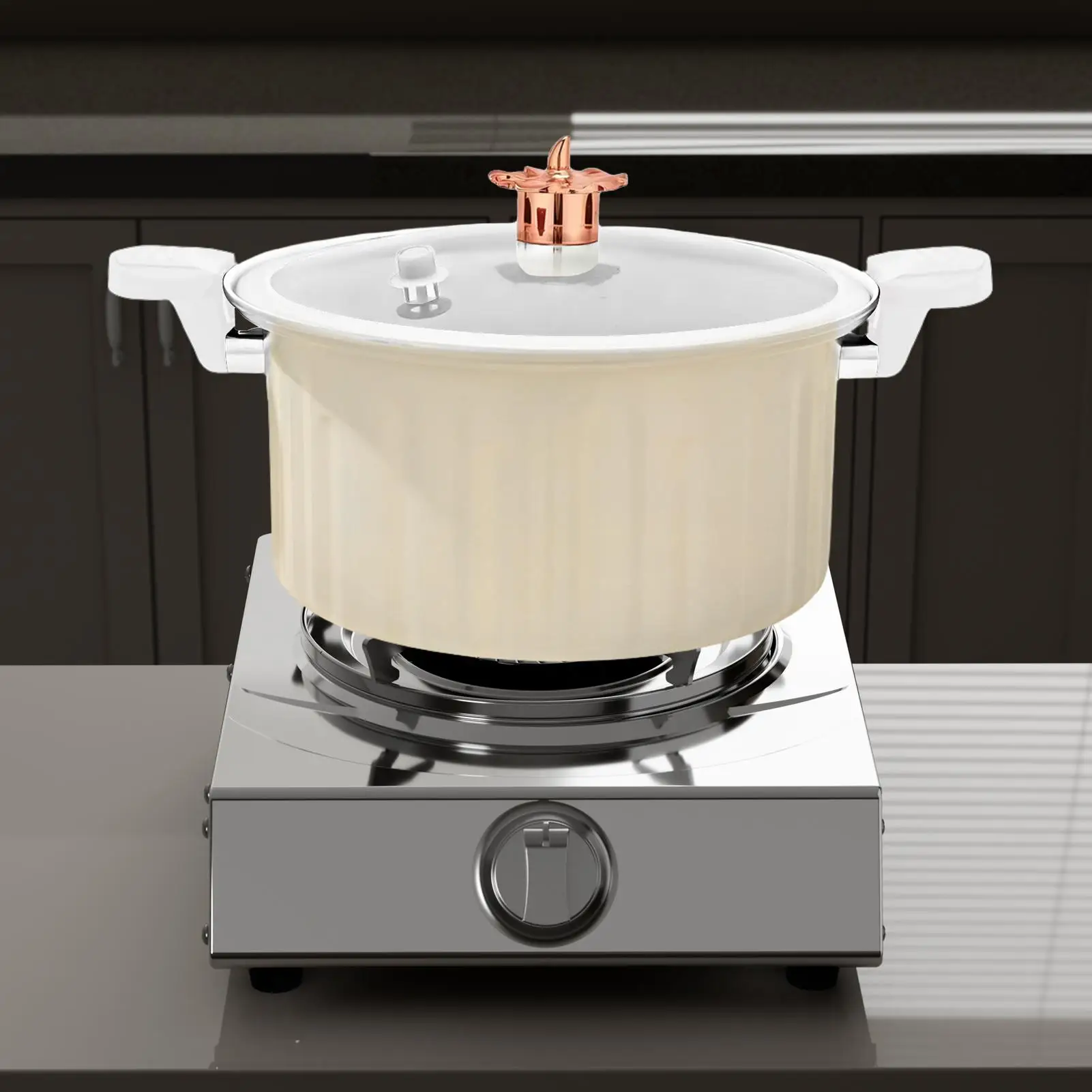 

Pot With Lid Kitchen Pots For Cooking With Lids Pressure Cooker Kitchen Pan With Handle For Rice Stock Sauce Soup Spaghetti