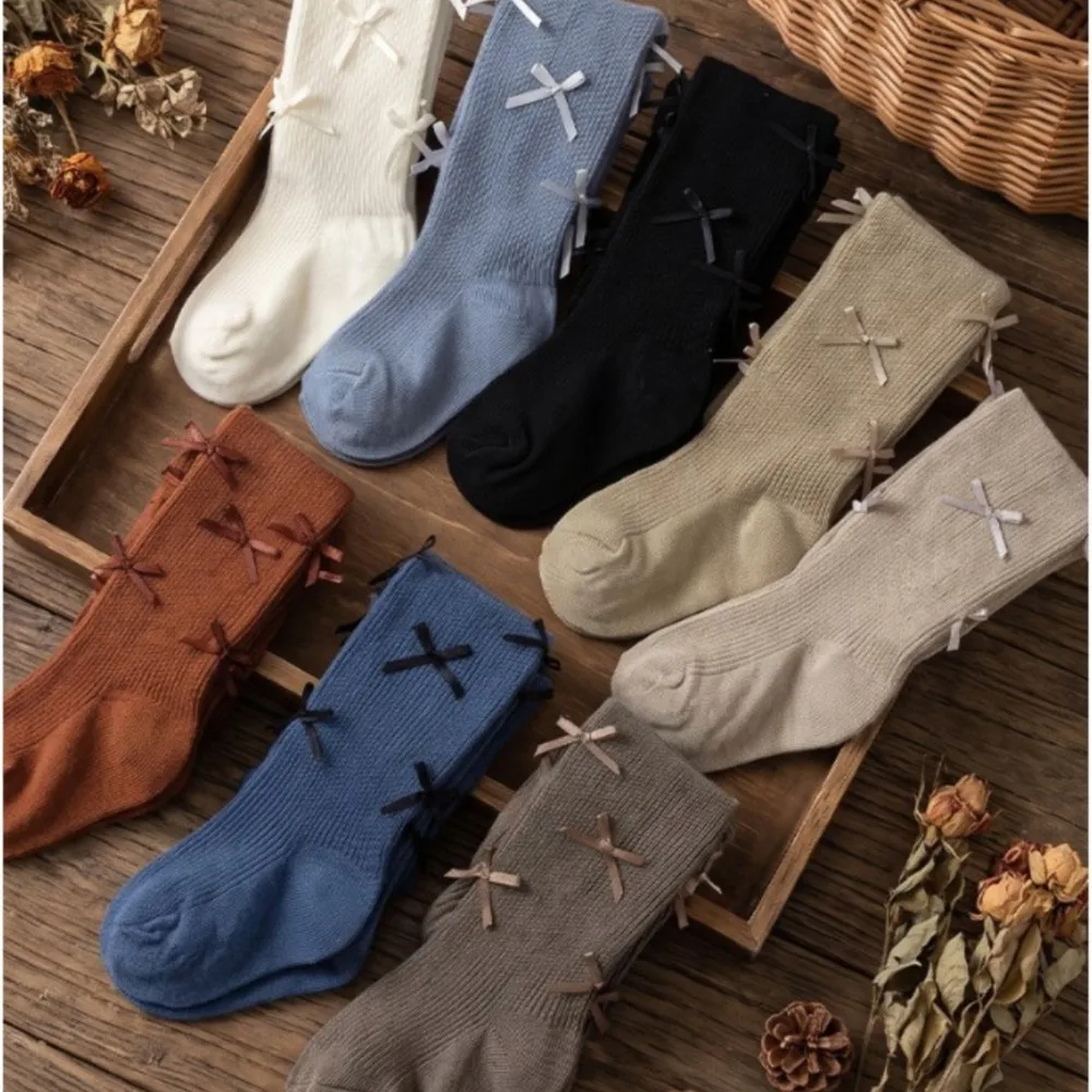 Children's leggings girls' pantyhose Class A spring and autumn bow baby pantyhose long pants for girls stocking collant kids