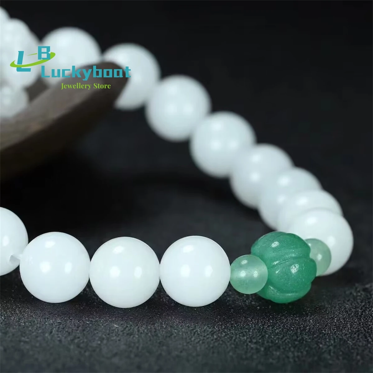 Xinjiang Sheep Fat Jade Gold Silk Jade Hand Holding Tassel Hand String Cultural and Amusement Jewelry Men's and Women's Ancient