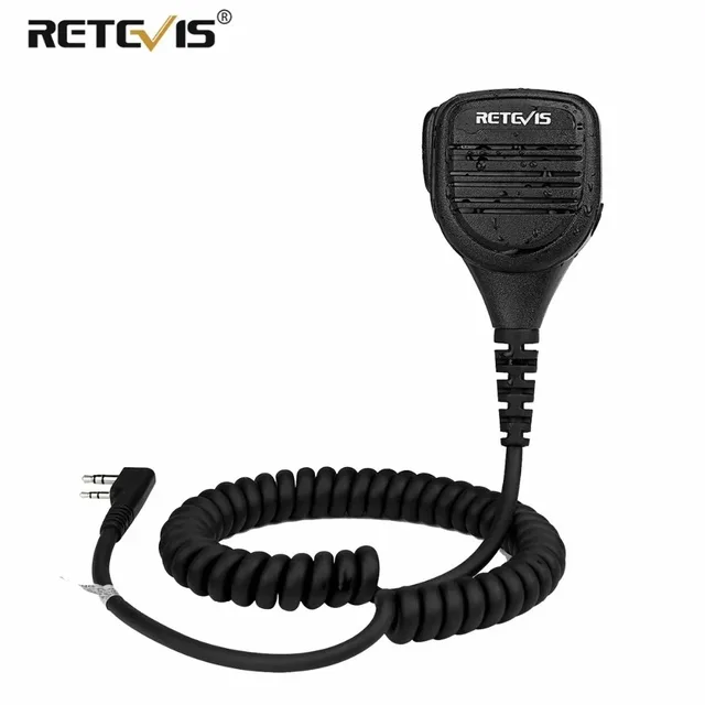 Retevis RS-112 IP54 Wodoodporny zdalny mikrofon z głośnikiem PTT do Kenwood Baofeng UV 5R do radia Quansheng UV K5 K6 UV K58