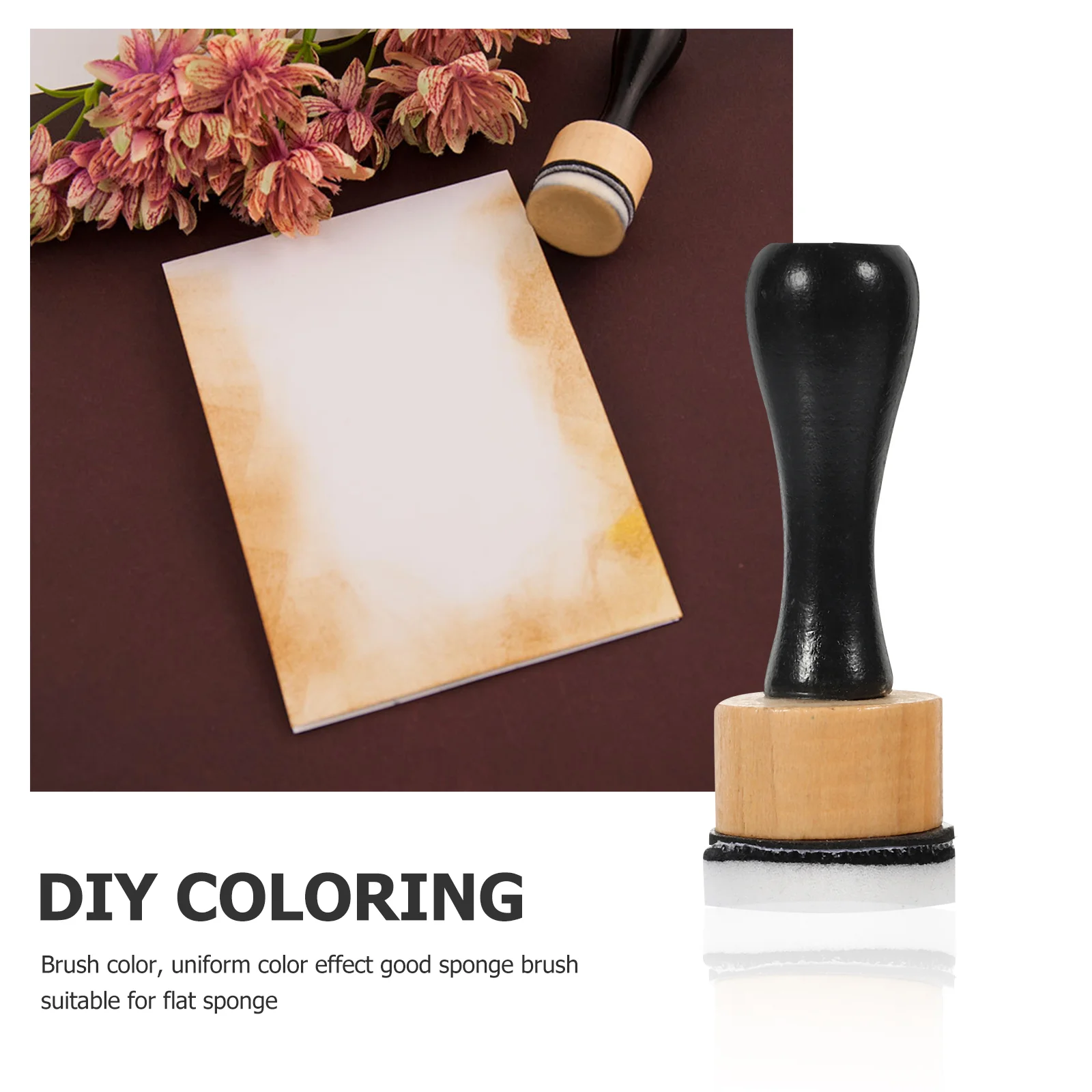 Mini Blending Shutter Seal Ink Brushes Tools Round Sponge Stamper for Painting Small Crafts Sponges